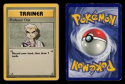 Professor Oak 88/102 - MP - Base Set, WOTC Pokemon - Image 3