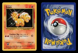 Vulpix 68/102 - MP - Base Set, WOTC Pokemon - Image 3