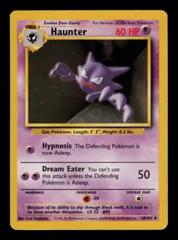 Haunter 29/102 - MP - Base Set, WOTC Pokemon - Image 1