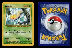 Weedle 69/102 - LP - Base Set, WOTC Pokemon - Image 3