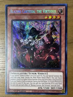 Yu-Gi-Oh - Blazing Cartesia, the Virtuous - MP23-EN162 Prismatic Secret Rare - Image 1