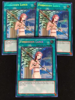 Yugioh Forbidden Lance RA02-EN058 1ST SECRET X3 (NM) - Image 1