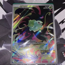 PSA 10 CANDIDATE Sealed Bulbasaur 133 Stamped Promo Mega Evolution Pokemon Card - Image 1