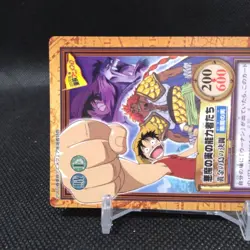 Monkey.D.Luffy No.CT1 One Piece Card Dass Bandai Japan Comic Anime #s892 - Image 3
