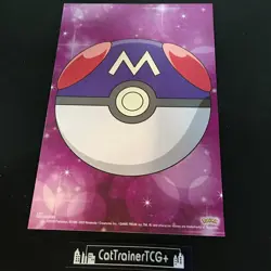 Set 4 Poke Ball Bromide Card Post Card Pokemon Master Ball Great Ultra - Image 2