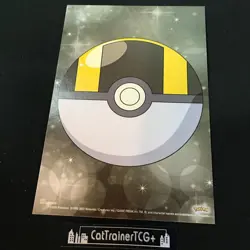 Set 4 Poke Ball Bromide Card Post Card Pokemon Master Ball Great Ultra - Image 3