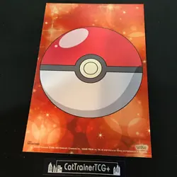 Set 4 Poke Ball Bromide Card Post Card Pokemon Master Ball Great Ultra - Image 5