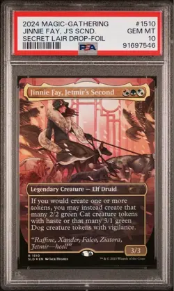 2024 MTG Jinnie Fay PSA10 x2 | Secret Lair Drop Foil | Cats & Dogs Commander - Image 2
