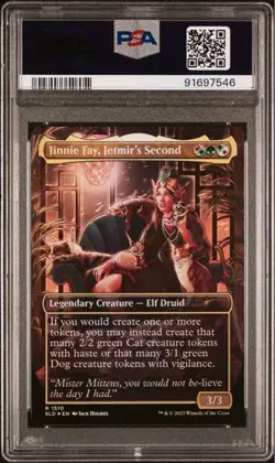2024 MTG Jinnie Fay PSA10 x2 | Secret Lair Drop Foil | Cats & Dogs Commander - Image 3
