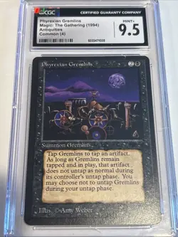 PHYREXIAN GREMLINS 1994 MTG ANTIQUITIES CGC 9.5 Mint Magic The Gathering Graded - Image 1