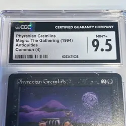 PHYREXIAN GREMLINS 1994 MTG ANTIQUITIES CGC 9.5 Mint Magic The Gathering Graded - Image 2