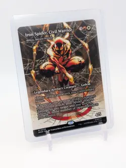 MTG - Iron Spider, Civil Warrior - Alibou, Ancient Witness Borderless #39 MAR NM - Image 1