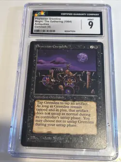 PHYREXIAN GREMLINS 1994 MTG ANTIQUITIES CGC 9 Mint Magic The Gathering Graded - Image 1