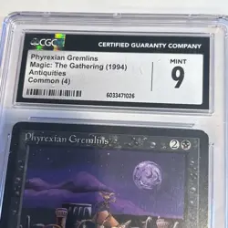 PHYREXIAN GREMLINS 1994 MTG ANTIQUITIES CGC 9 Mint Magic The Gathering Graded - Image 4