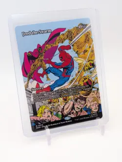 MTG - Feed the Swarm - Borderless Mythic #16 - Marvel Universe Eternal-Legal NM - Image 1