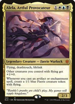 1x Alela, Artful Provocateur - Brawl Deck NM Eng MTG - Throne of Eldraine - Image 1