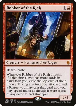 1x Robber of the Rich NM Eng MTG - Throne of Eldraine - Image 1