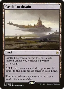 1x Castle Locthwain NM Eng MTG - Throne of Eldraine - Image 1