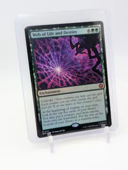MTG - Web of Life and Destiny - FOIL Mythic #122 - Spider-Man NM - Image 1