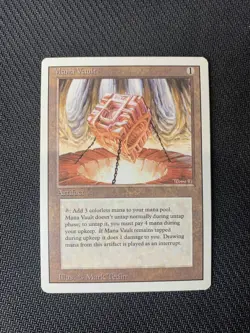 MTG Magic the Gathering REVISED MANA VAULT NM Front LP Back - Image 1