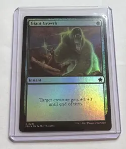 Giant Growth #223 Foundations Foil Instant MTG NM/M - Image 1