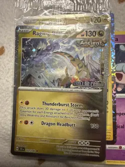 Raging Bolt 111/142 Stellar Crown Stamped Promo Card Pokemon TCG - Image 1