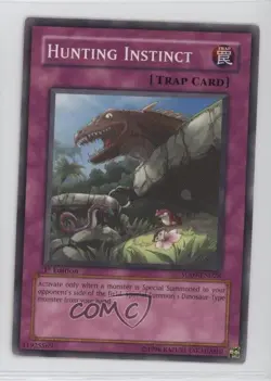 Hunting Instinct 1st Ed. YuGiOh Dinosaur's Rage Structure Deck #SD09-EN028 2006 - Image 1