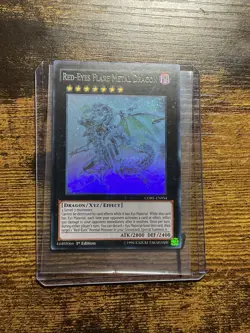 Yugioh Red-Eyes Flare Metal Dragon CORE-EN054 Ghost Rare 1st Ed LP - Image 1