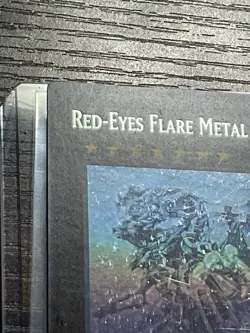 Yugioh Red-Eyes Flare Metal Dragon CORE-EN054 Ghost Rare 1st Ed LP - Image 3