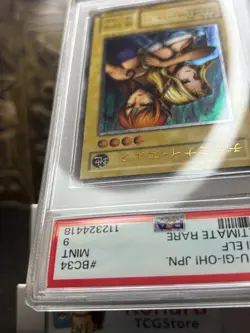 Yugioh PSA 9 Mint Gemini Elf BC-34 Ultimate Rare 2001 Japanese Graded Card - Image 3