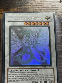 Yugioh Ancient Fairy Dragon ANPR-EN040 Ghost Rare Unlimited LP - Image 2