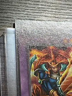 Yugioh Flame Swordsman LOB-003 1st Edition English Glossy Foil/Print Line Error - Image 3