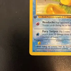Psyduck 53/62 Fossil 1st Edition Common Pokemon Card NM - Image 5