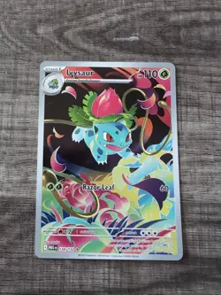 Ivysaur Holo Pokemon Card Mega Evolution Set 134/132 Illustration Art - Image 1