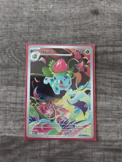Ivysaur Holo Pokemon Card Mega Evolution Set 134/132 Illustration Art - Image 3