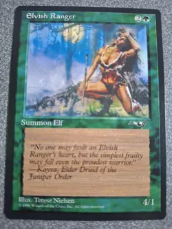 Elvish Ranger (Female) Alliances Regular Magic the Gathering card o182 - Image 1