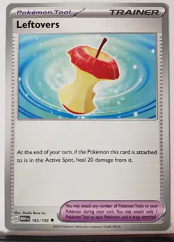 Leftovers 163/165 NM / M - 151 Scarlet Violet Pokemon Card - Image 1