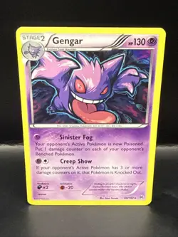 Pokemon Gengar Holo Rare Card 60/162 XY Breakthrough 2015 - Image 1