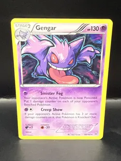 Pokemon Gengar Holo Rare Card 60/162 XY Breakthrough 2015 - Image 2