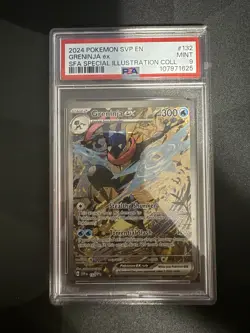 Pokemon TCG Greninja EX 132 Black Star Promo Card PSA 9 - Image 1