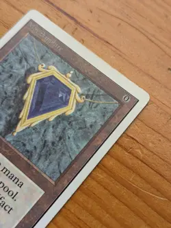 MTG Unlimited Mox Sapphire - nice front, played back, see pics and description - Image 4