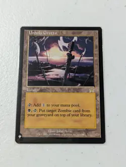 MTG Unholy Grotto - The List Reprints NM - Image 1