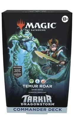 *Magic the Gathering - Temur Roar Commander Deck - Tarkir Dragonstorm -IN HAND!* - Image 2