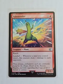 Sabotender - Final Fantasy - NM - MTG Magic - Common - Creature - Image 1