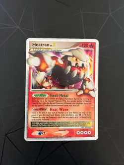 Pokemon TCG - Heatran Lv. X DP31 Diamond & Pearl Promo Holo Ultra Rare Card MP - Image 1