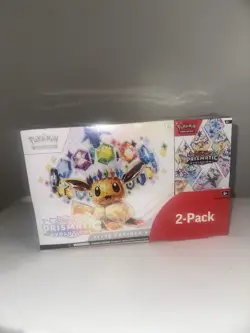 Pokemon Scarlet & Violet Prismatic Evolutions Costco Bundle 2-Pack NEW SEALED - Image 1