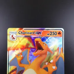 Charizard GX 9/68 Hidden Fates Holo Full Art Pokemon Card - Image 2