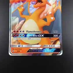 Charizard GX 9/68 Hidden Fates Holo Full Art Pokemon Card - Image 3