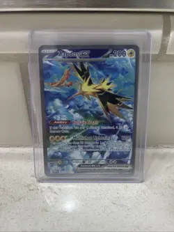 Pokemon TCG Zapdos EX Holo Card 202/165 Scarlet & Violet 151 Near Mint Condition - Image 1
