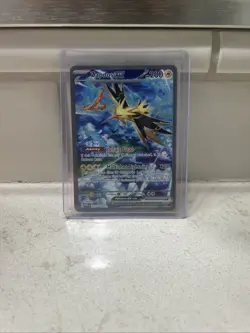 Pokemon TCG Zapdos EX Holo Card 202/165 Scarlet & Violet 151 Near Mint Condition - Image 3